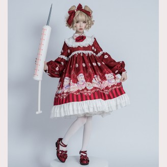 Nurse bear sweet lolita dress OP by OCELOT (OT01)